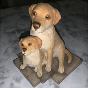 Golden Labrador figures